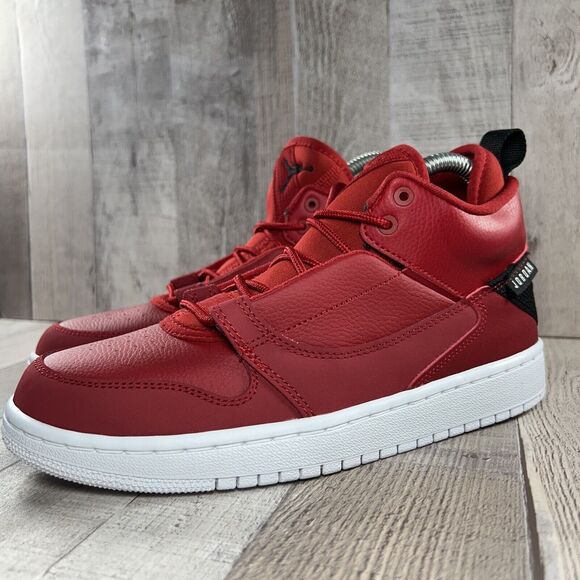 jordan fadeaway gym red